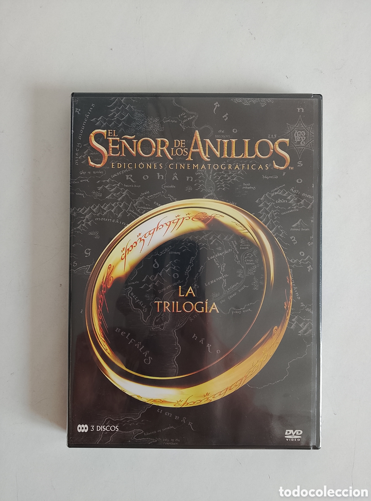 Cine: PACK PELICULA DVD TRILOG&Iacute;A EL SE&Ntilde;OR DE LOS ANILLOS (3 DISCOS) SIN ABRIR PRECINTADA