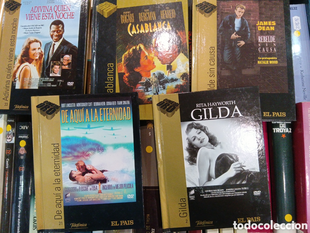 Cine: Lote de 5 pel&eacute;culas Colecci&oacute;n Cine de Oro El Pais, Telef&oacute;nica