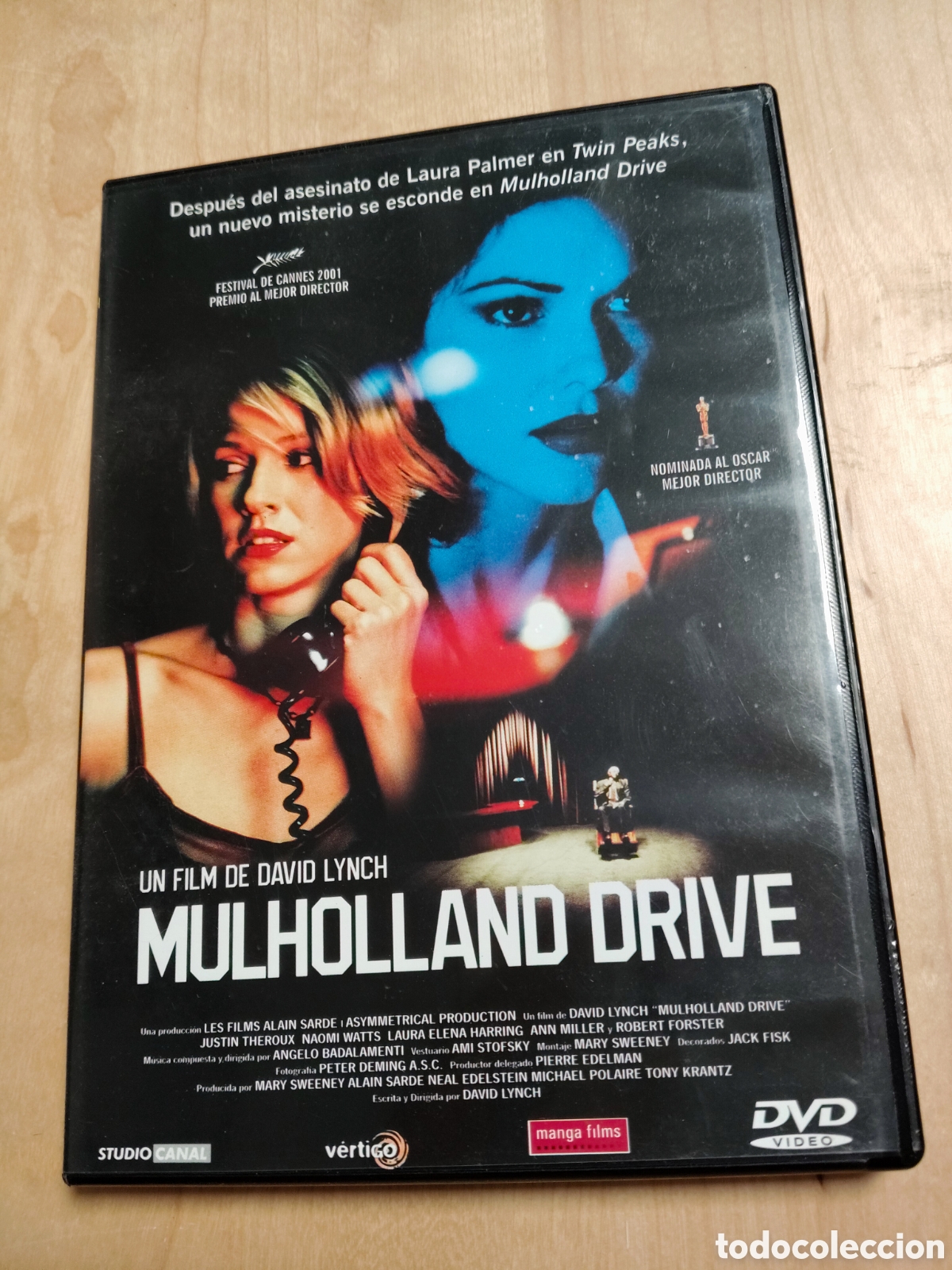 Cine: RD104 mulholland Drive DVD SEGUNDAMANO