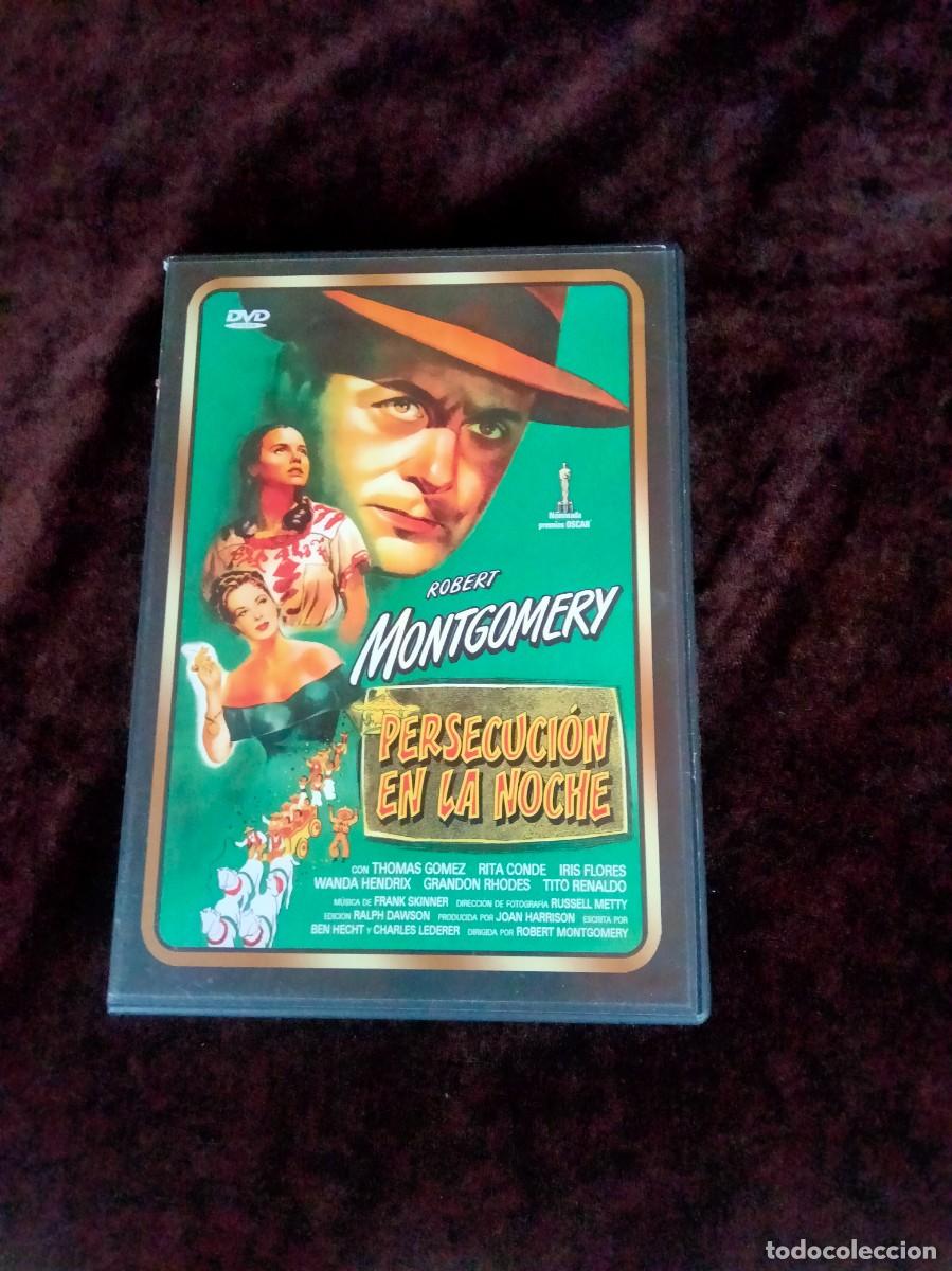 Cine: persecucion en la noche - robert montgomery - dvd como nuevo
