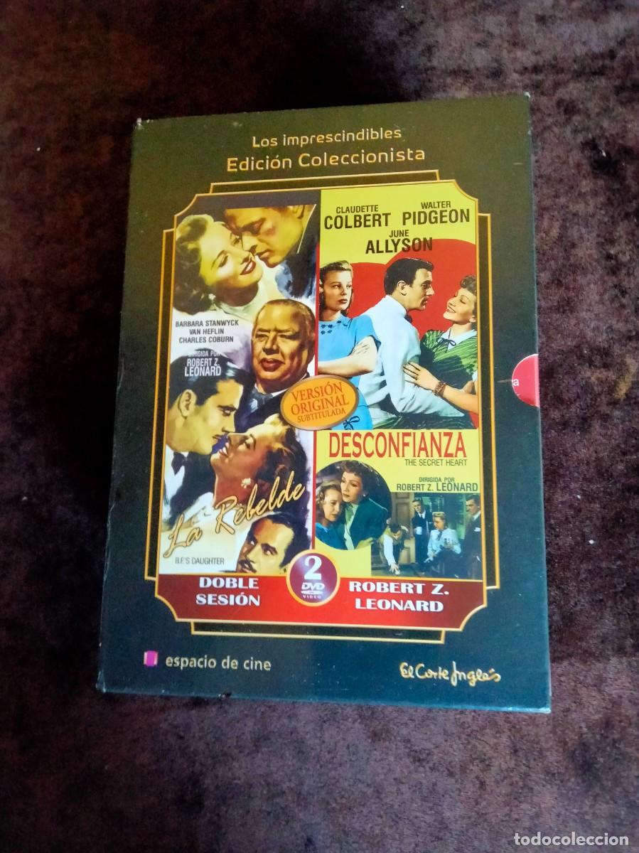 Cine: la rebelde + desconfianza - edicion especial con librito - con 2 dvd casi como nuevos