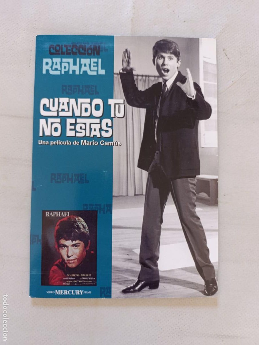Cine: DVD CUANDO TU NO ESTAS - RAPHAEL - FUNDA FINA CARTON (E&Ntilde;)