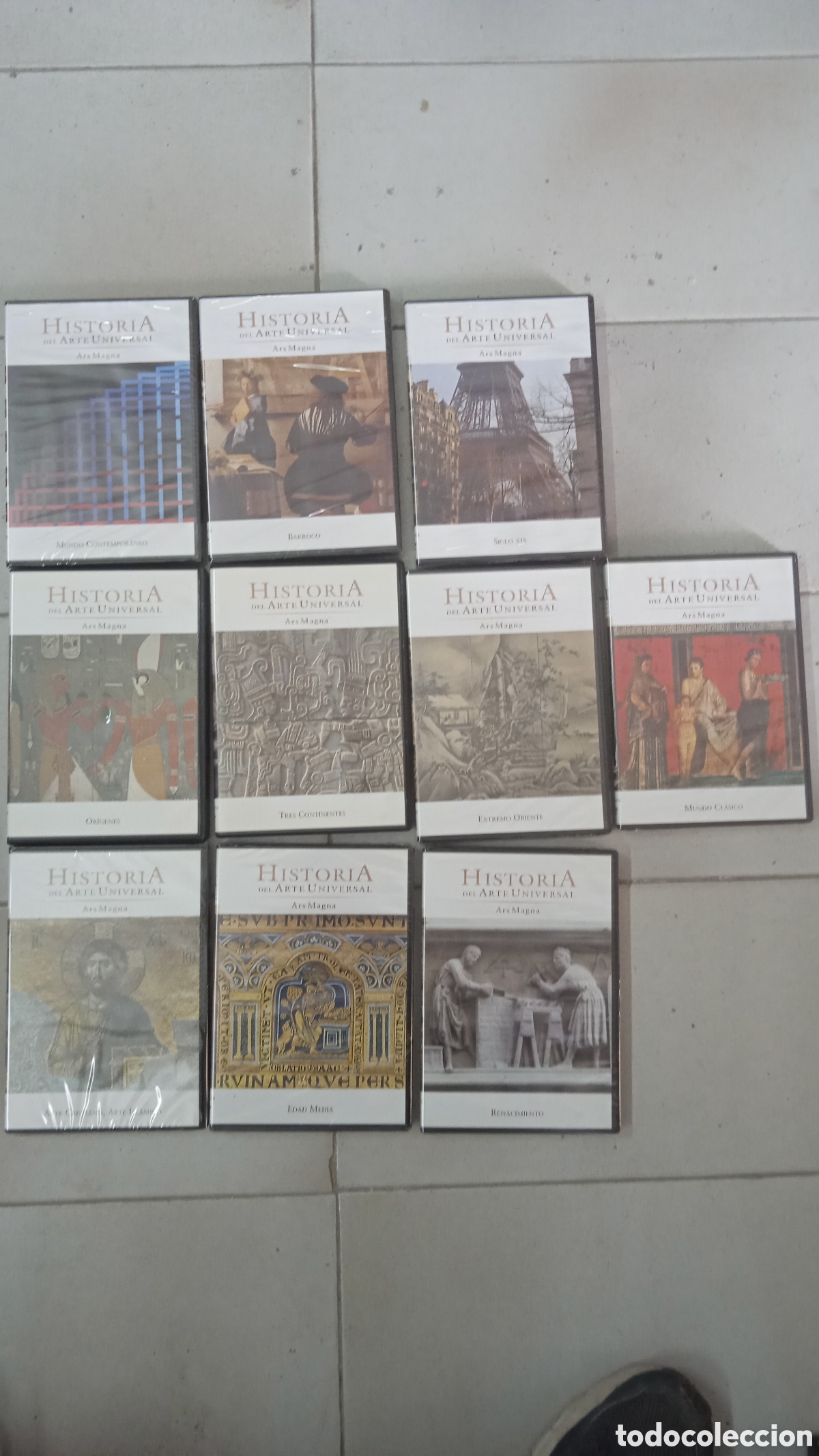 Cine: Lote 10 DVD HISTORIA DEL ARTE UNIVERSAL &ndash; ARS MAGNA &ndash; PLANETA &ndash; Colecci&oacute;n completa