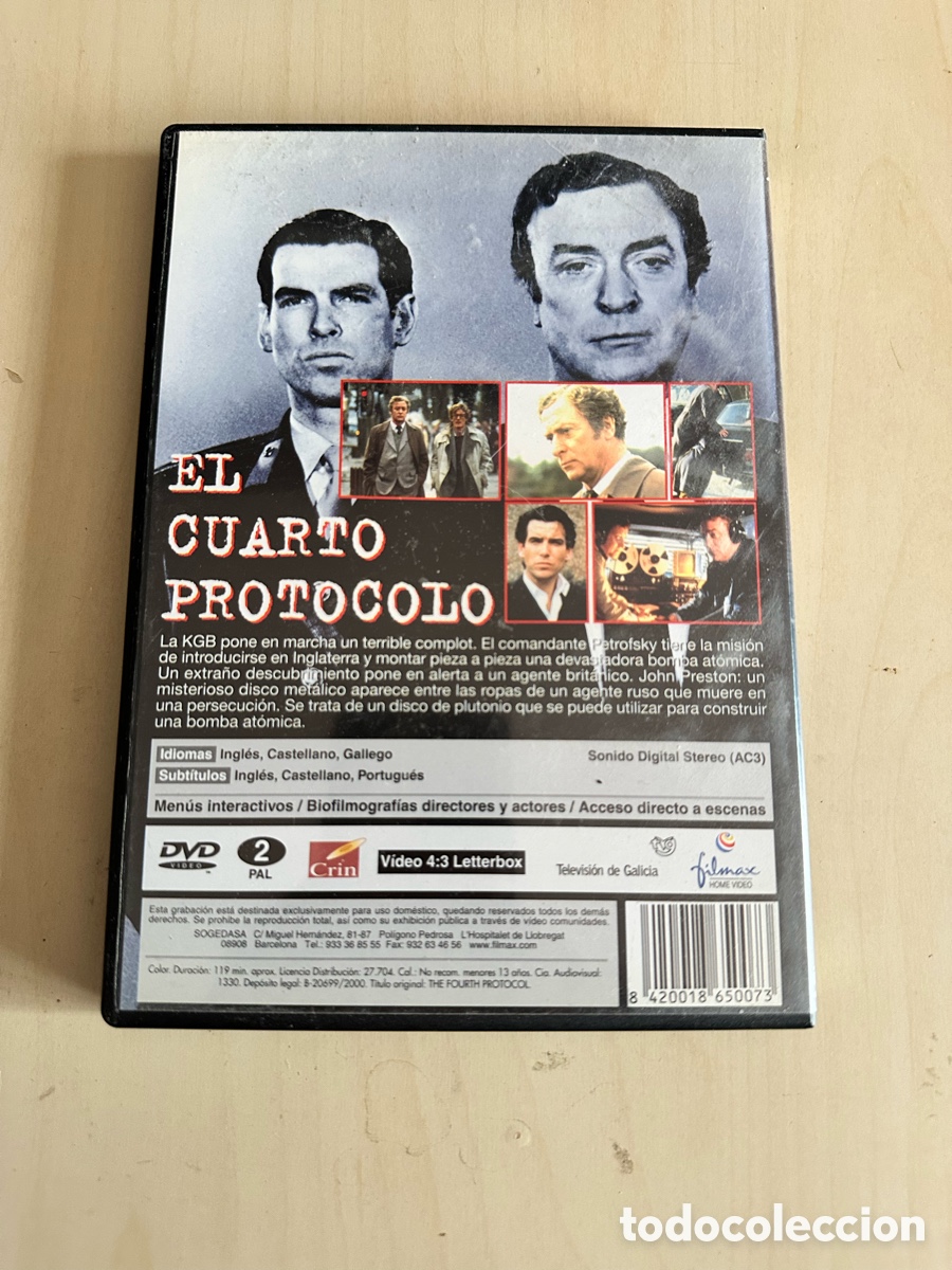 Cine: RD105 el cuarto protocolo dvd segunda mano - Foto 2