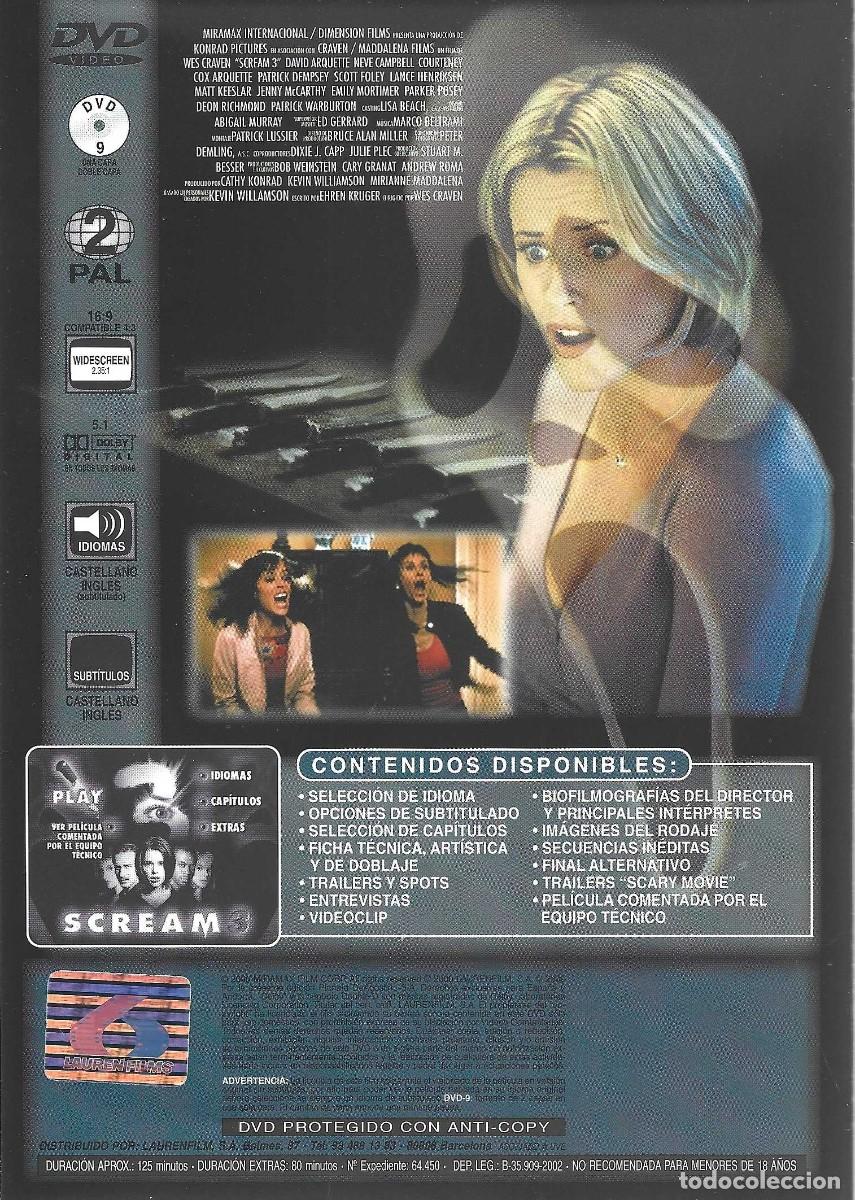 Cine: SCREAM 3 (DVD).............. - Foto 2