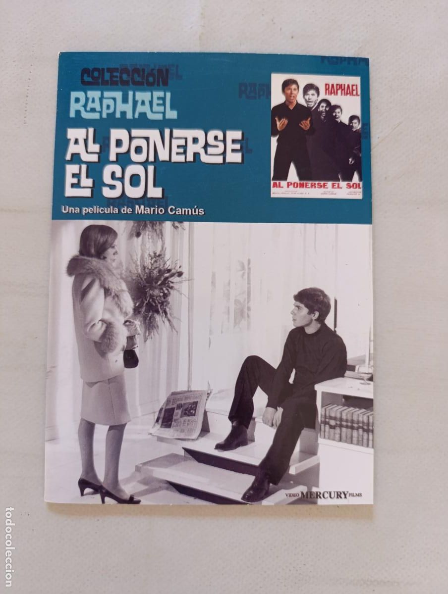 Cine: DVD AL PONERSE AL SOL - RAPHAEL - FUNDA FINA CARTON (EO)