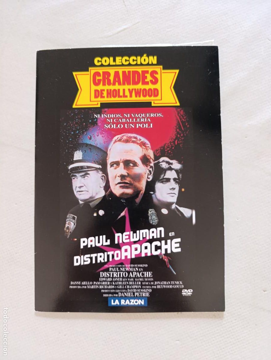 Cine: DVD DISTRITO APACHE - PAUL NEWMAN - FUNDA FINA CARTON (EO)