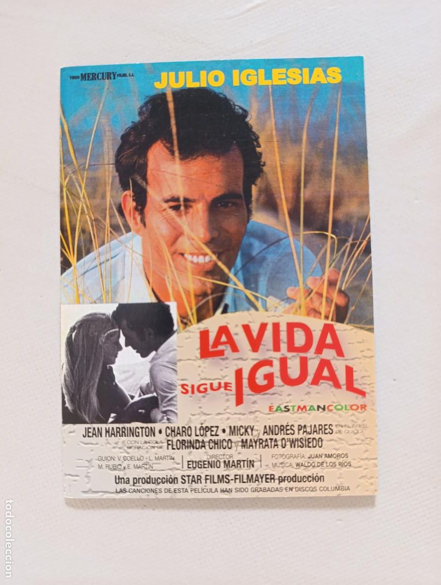 Cine: DVD LA VIDA SIGUE IGUAL - JULIO IGLESIAS - FUNDA FINA CARTON (EO)