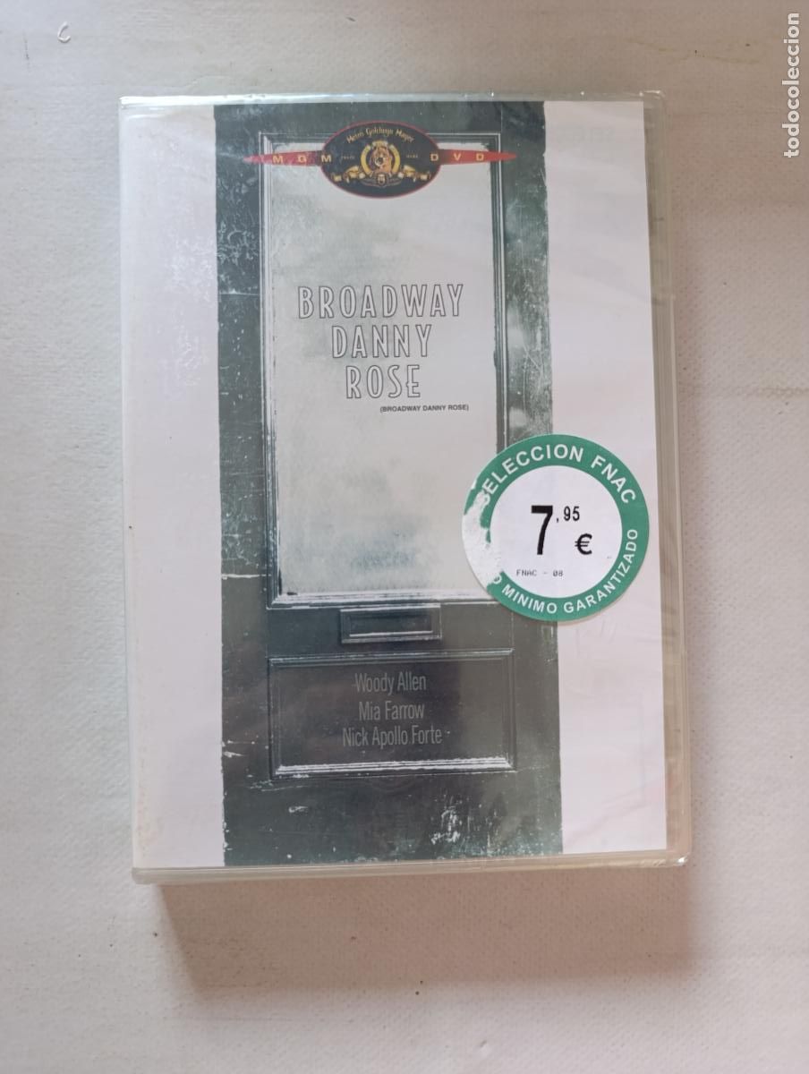 Cine: DVD BROADWAY DANNY ROSE - WOODY ALLEN - MIA FARROW - NUEVO, PRECINTADO (ER)