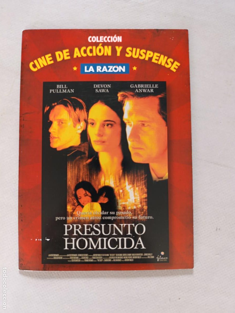 Cine: DVD PRESUNTO HOMICIDA - FUNDA FINA CARTON (ER)