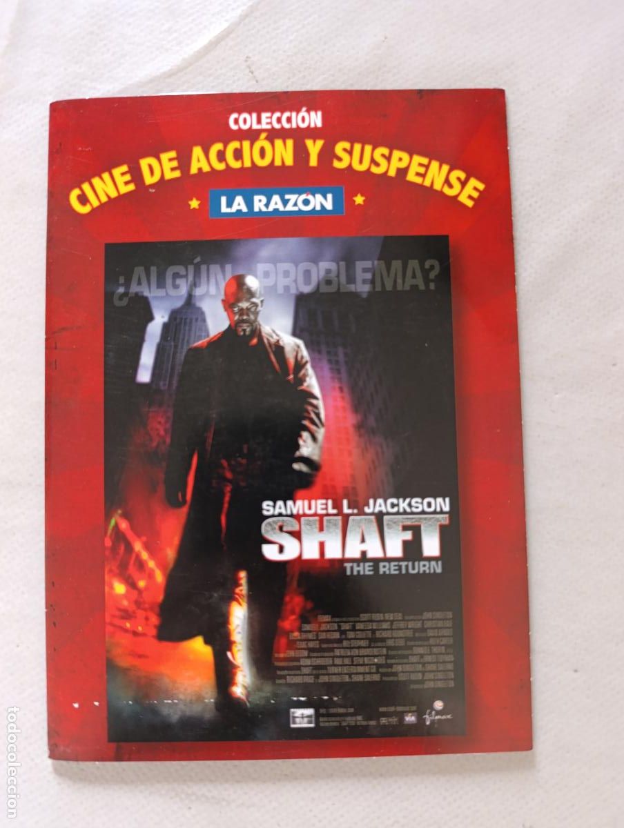 Cine: DVD SHAFT THE RETURN - SAMUEL L. JACKSON - FUNDA FINA CARTON (ER)
