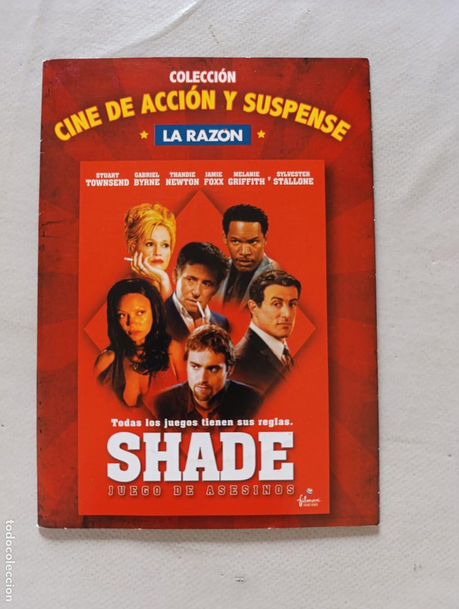 Cin&eacute;ma: DVD SHADE JUEGO DE ASESINOS - FUNDA FINA CARTON (ER)