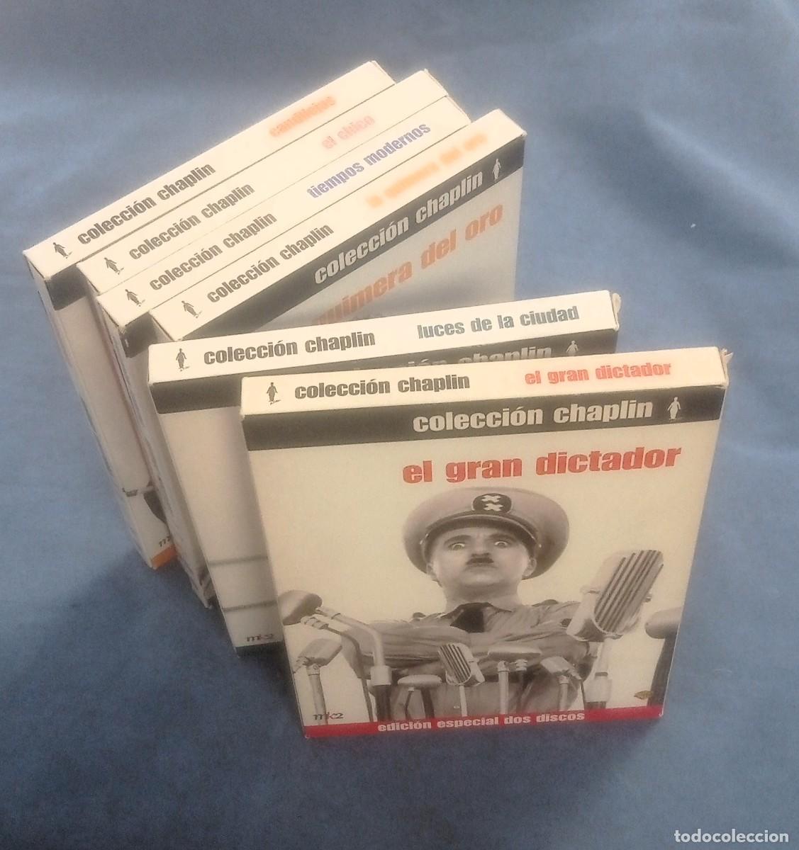 Cinema: CHARLES CHAPLIN MK2 EDICI&Oacute;N ESPECIAL COLECCIONISTA-6 PELICULAS DVD 2 DISCOS-CINE