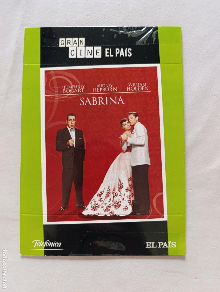 Cine: DVD SABRINA - AUDREY HEPBURN, HUMPHREY BOGART - FUNDA FINA CARTON (ER)