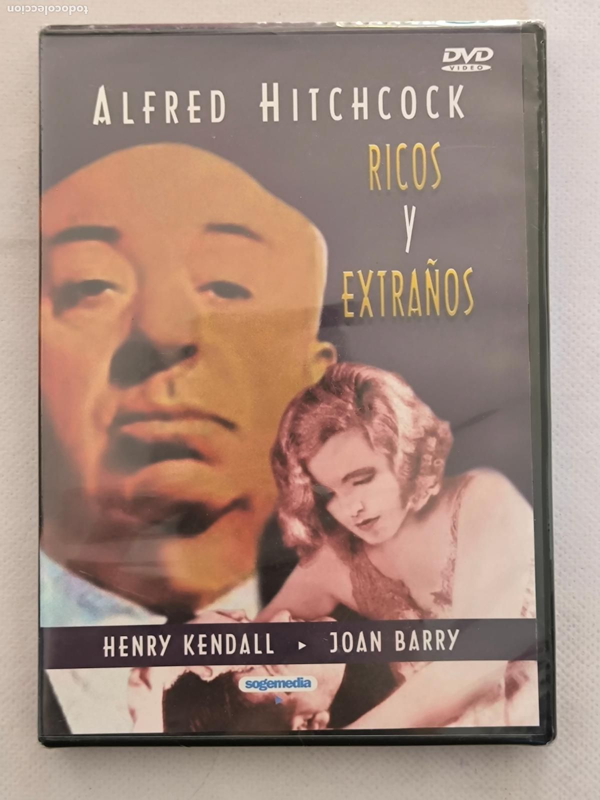 Cine: DVD RICOS Y EXTRA&Ntilde;OS - ALFRED HITCHCOCK - NUEVO, PRECINTADO (EV)