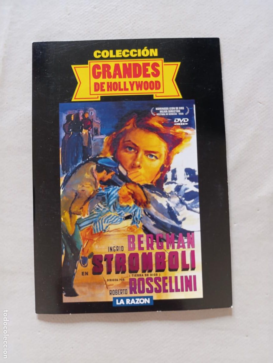 Cine: DVD STROMBOLI - ROBERTO ROSSELLINI - FUNDA FINA CARTON (FK1)
