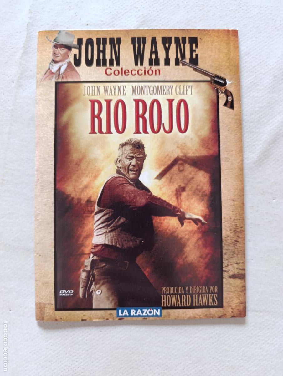 Cine: DVD RIO ROJO - JOHN WAYNE - FUNDA FINA CARTON (FK1)