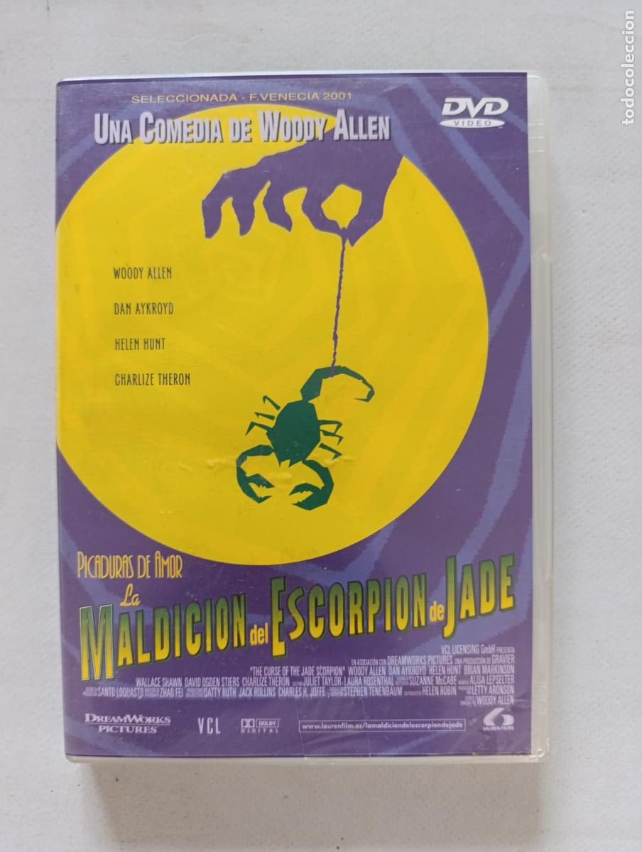 Cine: DVD LA MALDICION DEL ESCORPION DE JADE - WOODY ALLEN (FK1)