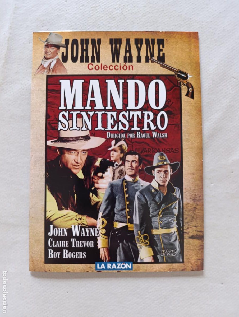 Cine: DVD MANDO SINIESTRO - JOHN WAYNE - FUNDA FINA CARTON (FK1)