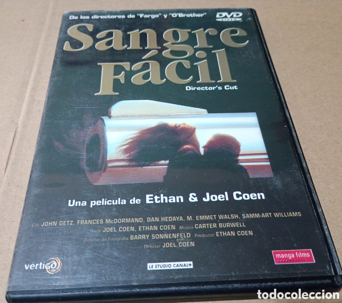 Cine: Sangre f&aacute;cil DVD c&oacute;mo nuevo