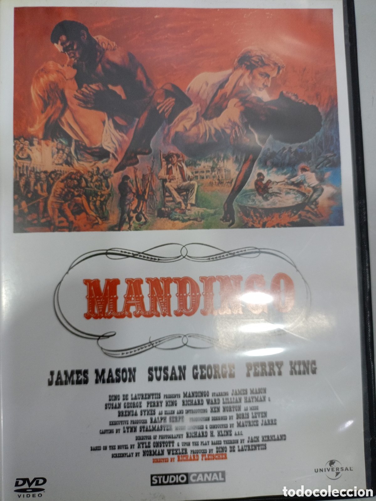 Cine: DVD Mandingo - buen estado
