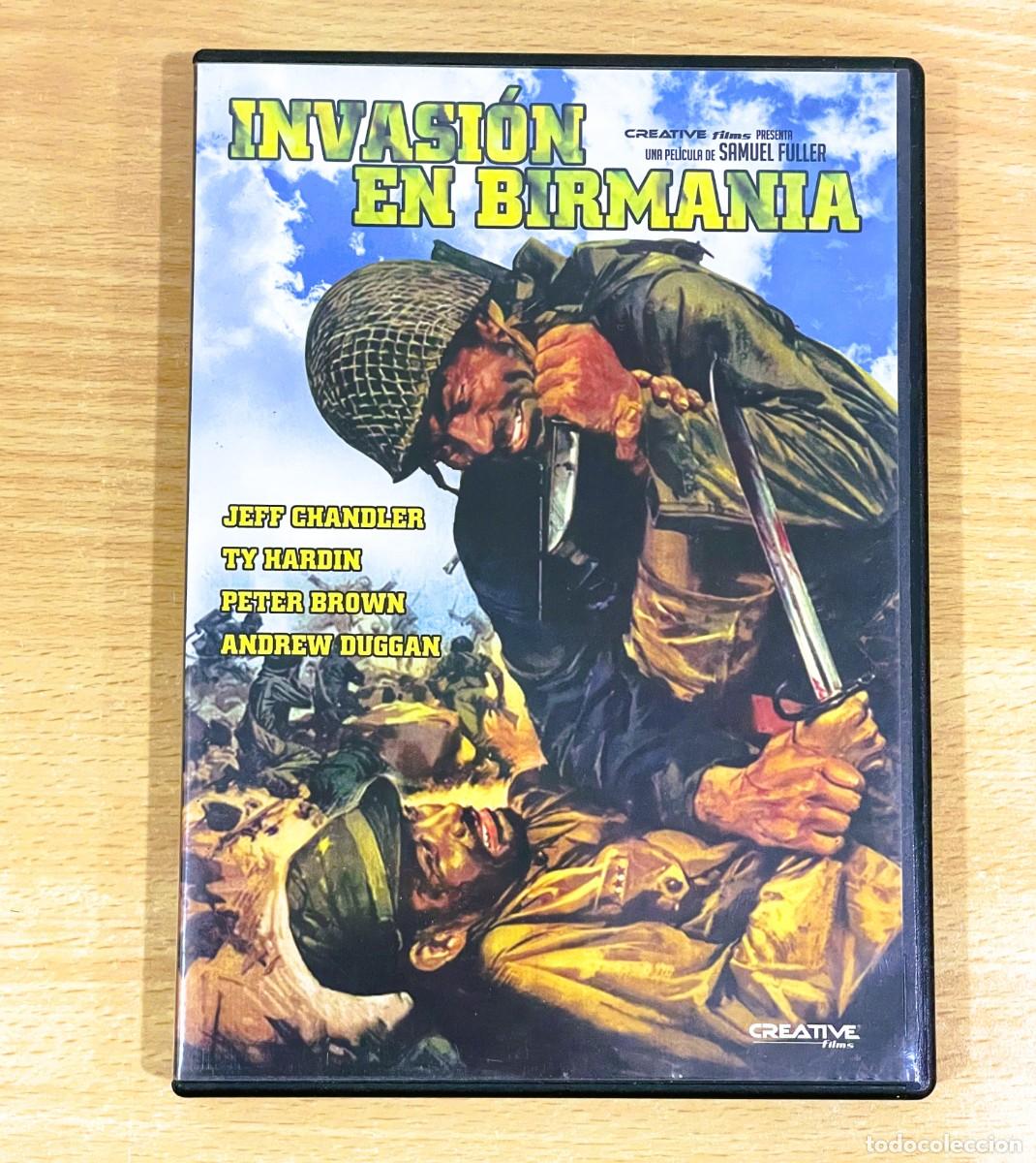 Cine: DVD CINE B&Eacute;LICO II GUERRA MUNDIAL DE SAMUEL FULLER - INVASI&Oacute;N EN BIRMANIA (1962)