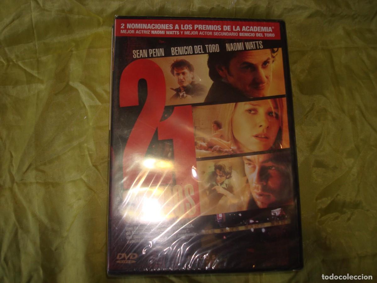 Cine: 21 GRAMOS. SEAN PENN, BENICIO DEL TORO. .DVD. PRECINTADO
