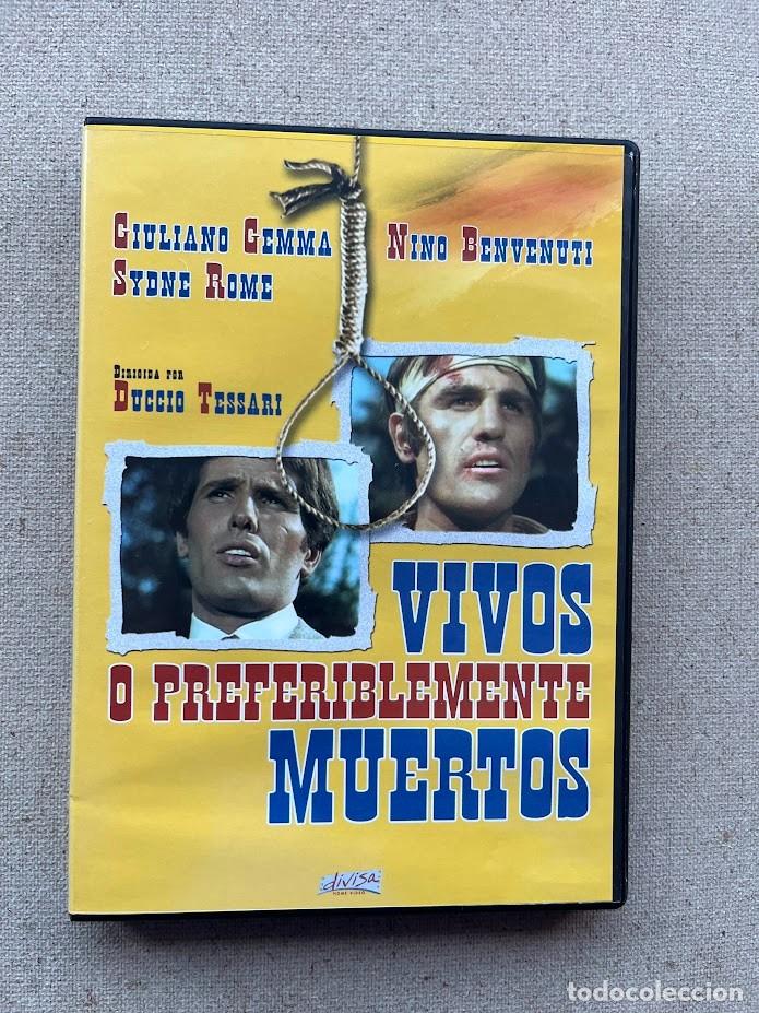 Cine: Vivos o preferiblemente muertos / Giuliano Gema & Sydne Rome / Duccio Tessari / DVD / /