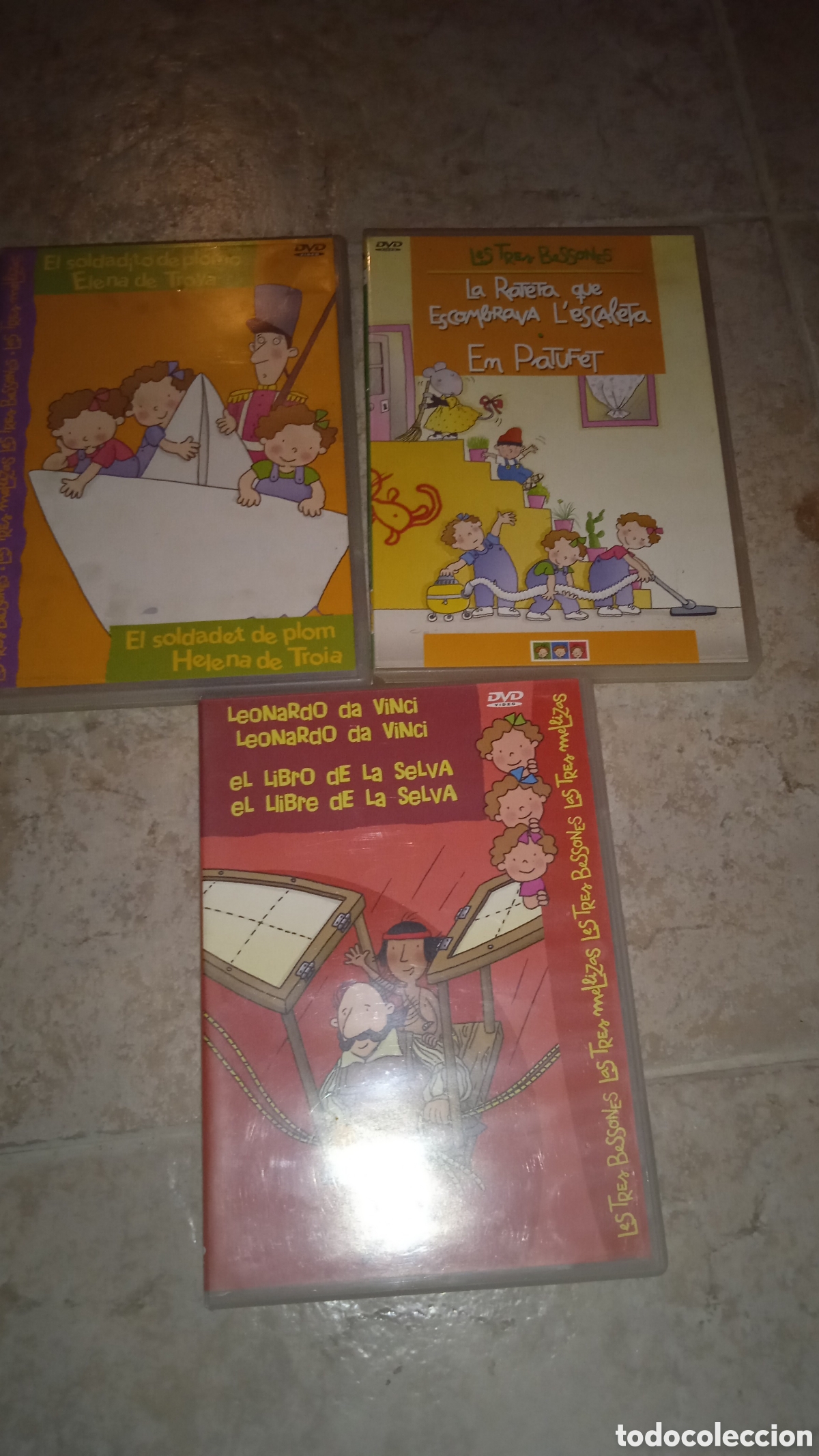 Cine: LOTE 3 DVD LAS TRES MELLIZAS / LES TRES BESSONES &ndash; EL SOLDADITO DE PLOMO, LA RATETA QUE ESCOMBRAVA