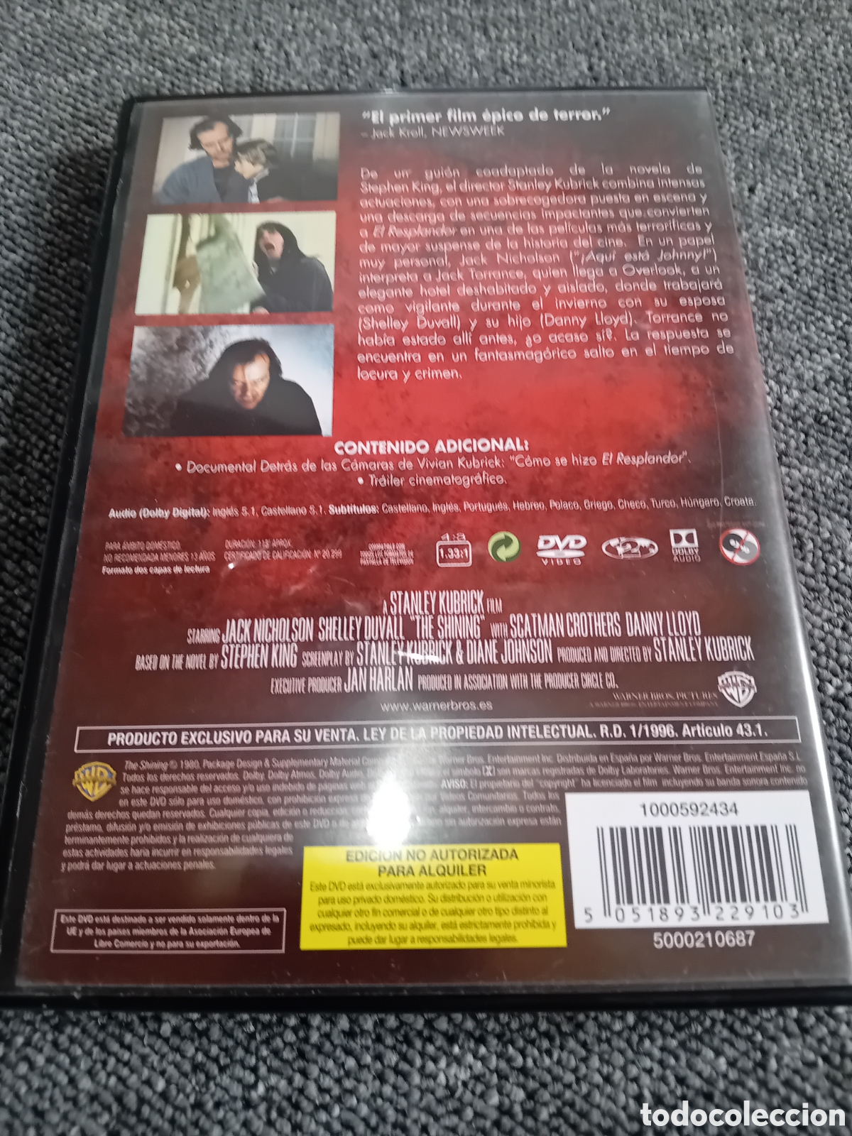 Cine: El resplandor dvd.... - Foto 2