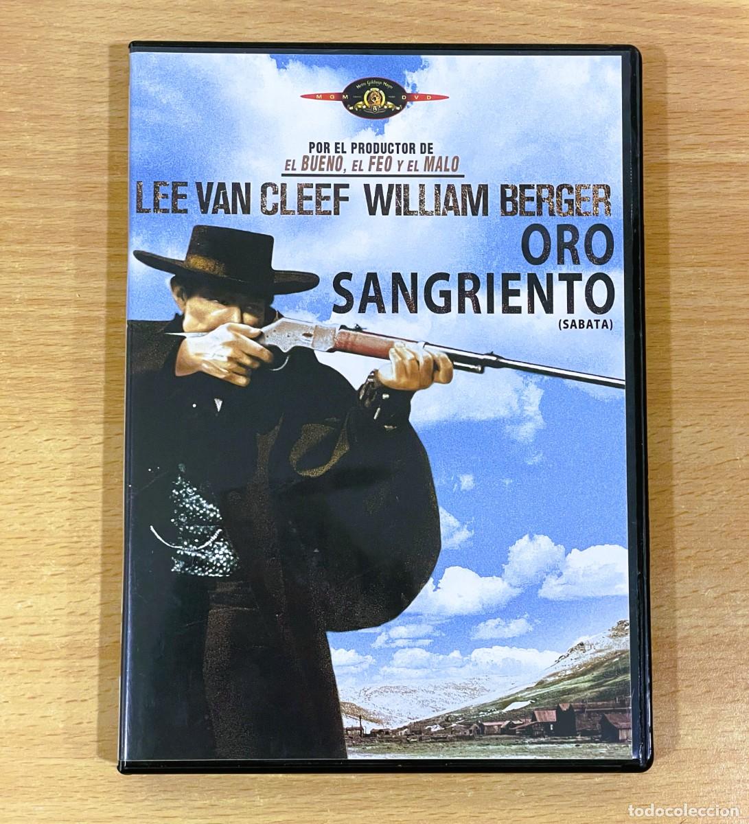 Cine: DVD CINE DEL OESTE SPAGHETTI WESTERN CON LEE VAN CLEEF - ORO SANGRIENTO / SABATA (1969)