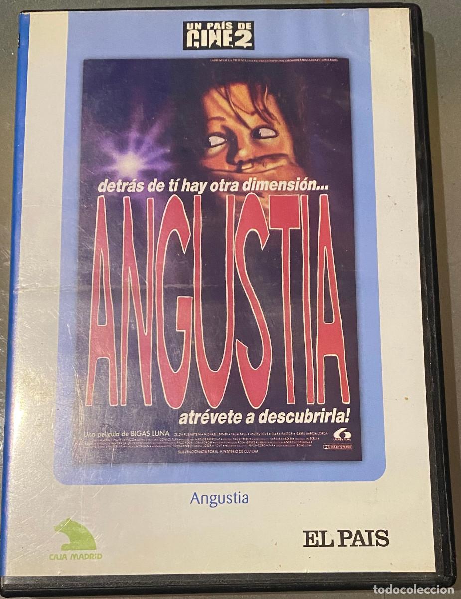 Cine: 'Angustia', de Bigas Luna. Terror, pel&iacute;cula de culto. Colecci&oacute;n Un Pa&iacute;s de Cine 2. Buen estado.