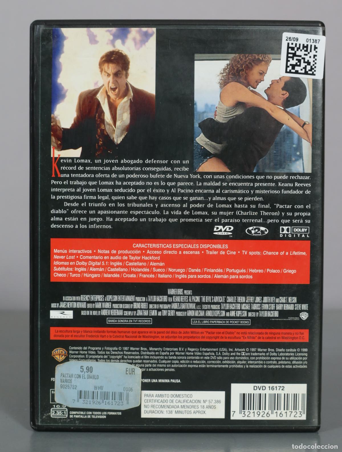Cine: DVD. Pactar con el diablo - Foto 2