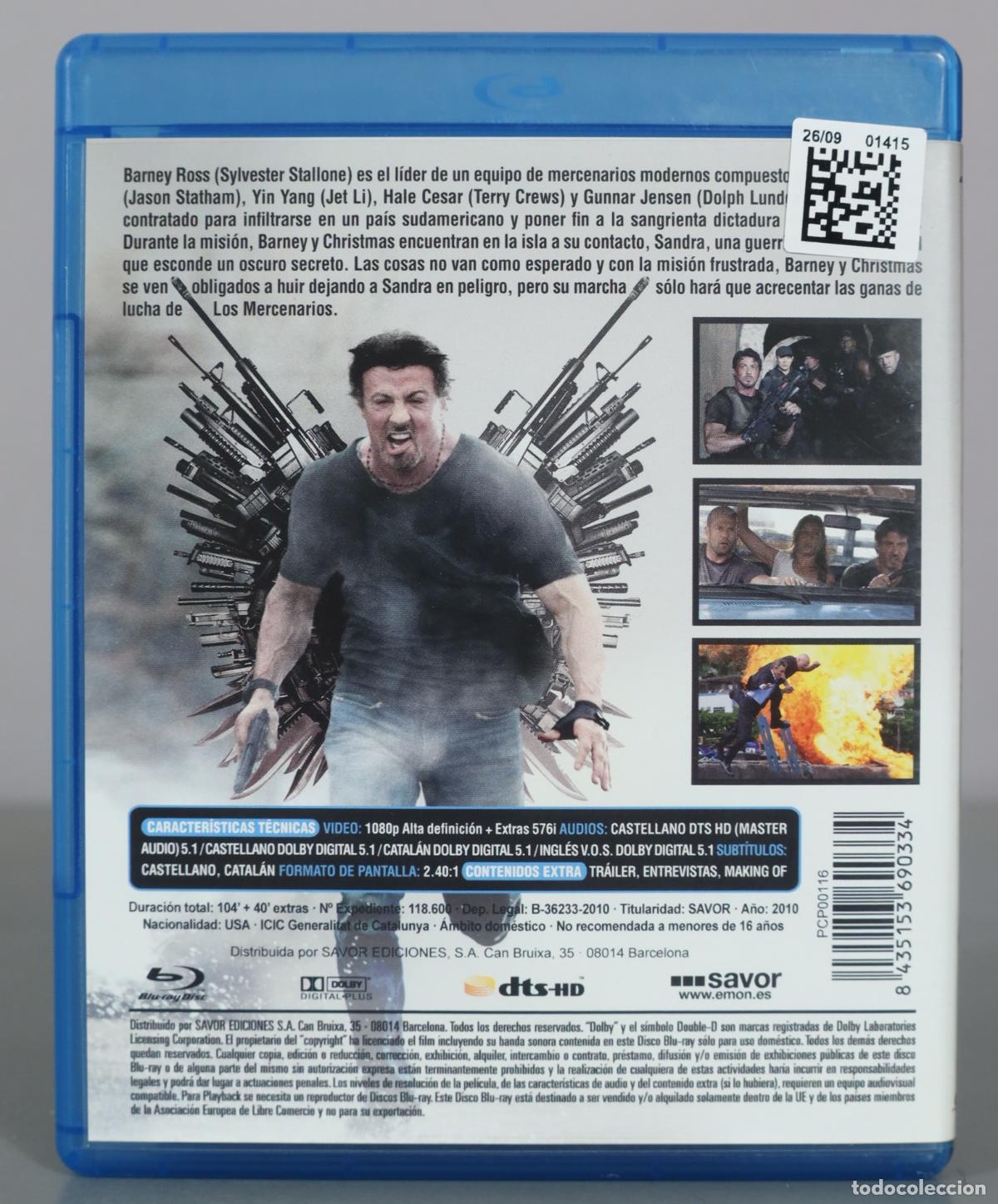 Cine: BLU-RAY. Los Mercenarios - Foto 2