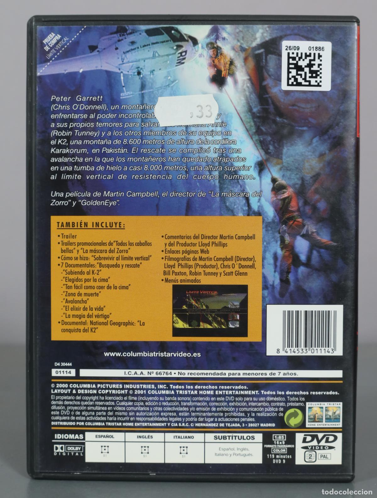 Cine: DVD. L&iacute;mite Vertical - Foto 2