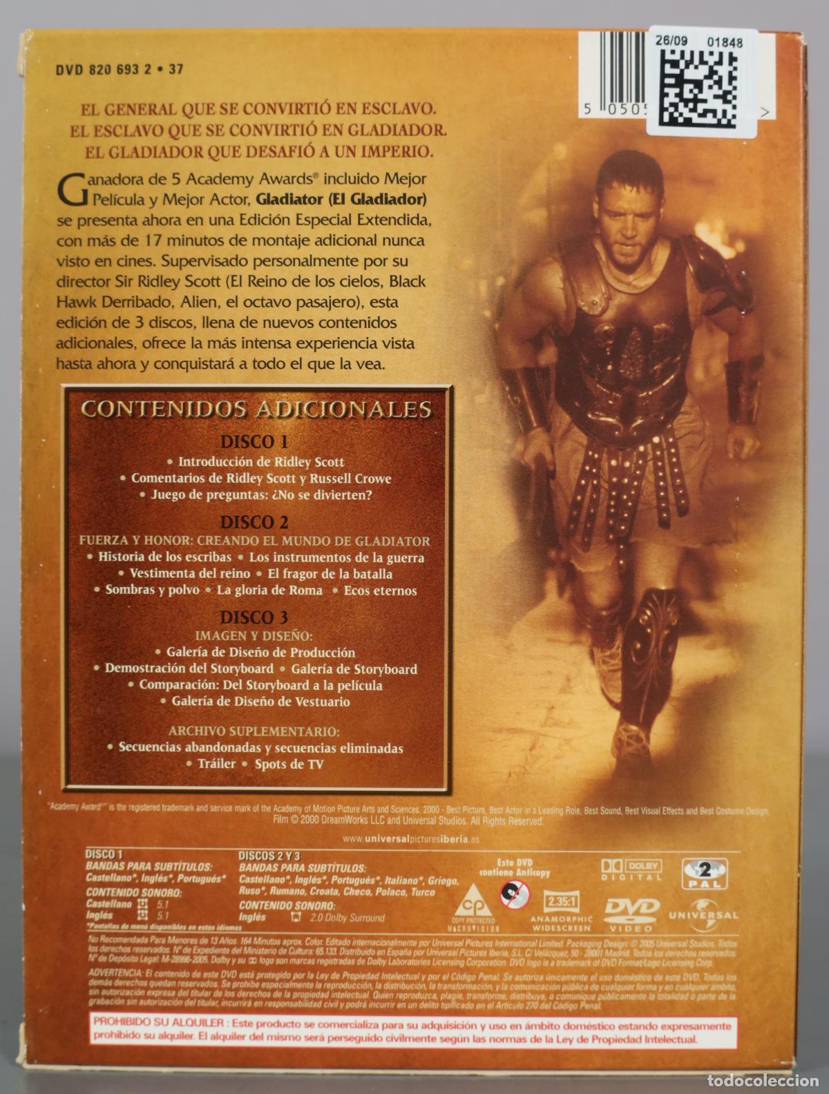 Cine: DVD. Gladiator - Ridley Scott - Foto 2