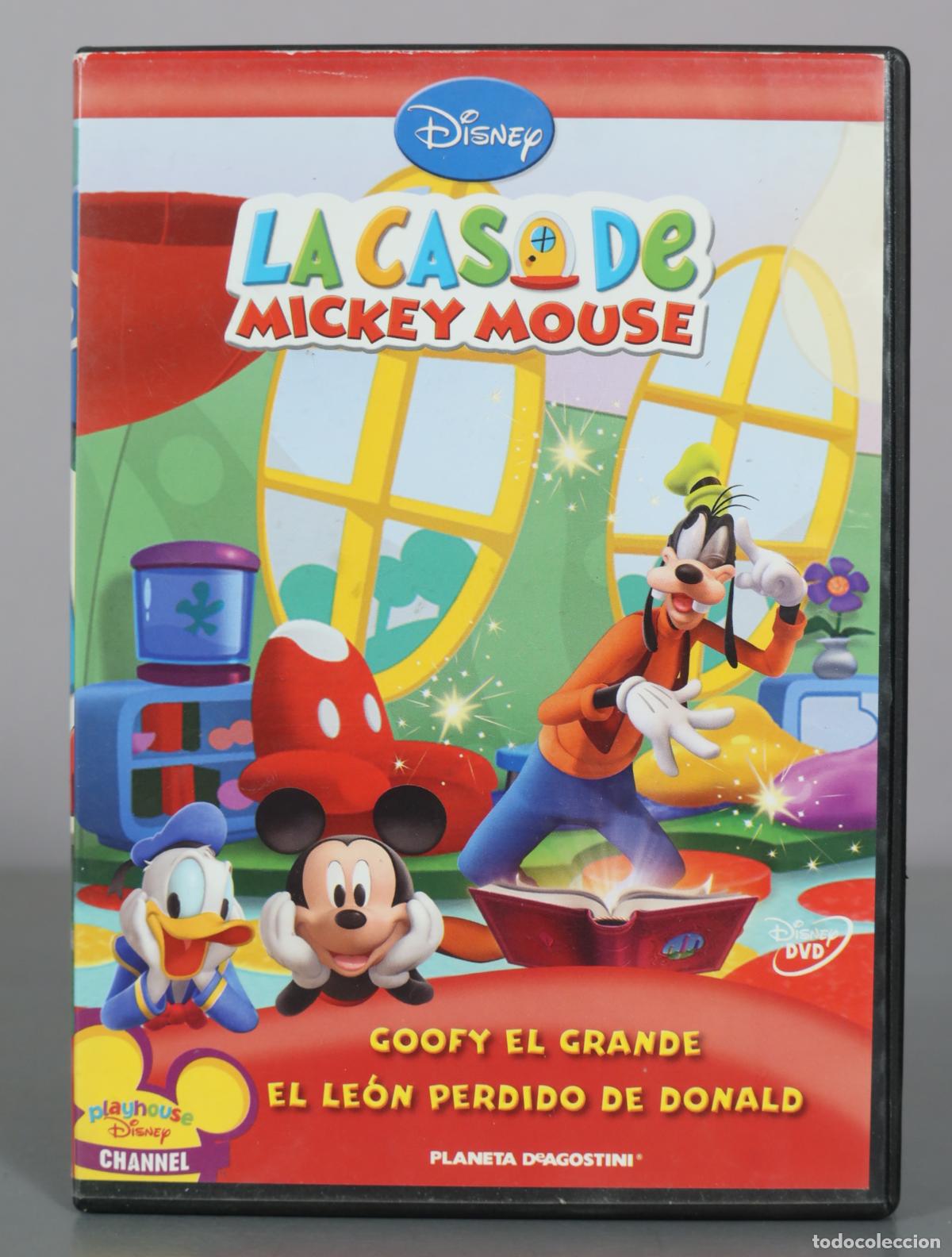 Cine: DVD. La Casa de Mickey Mouse - Goofy el grande - El le&oacute;n perdido de Donald - Planeta DeAgostini