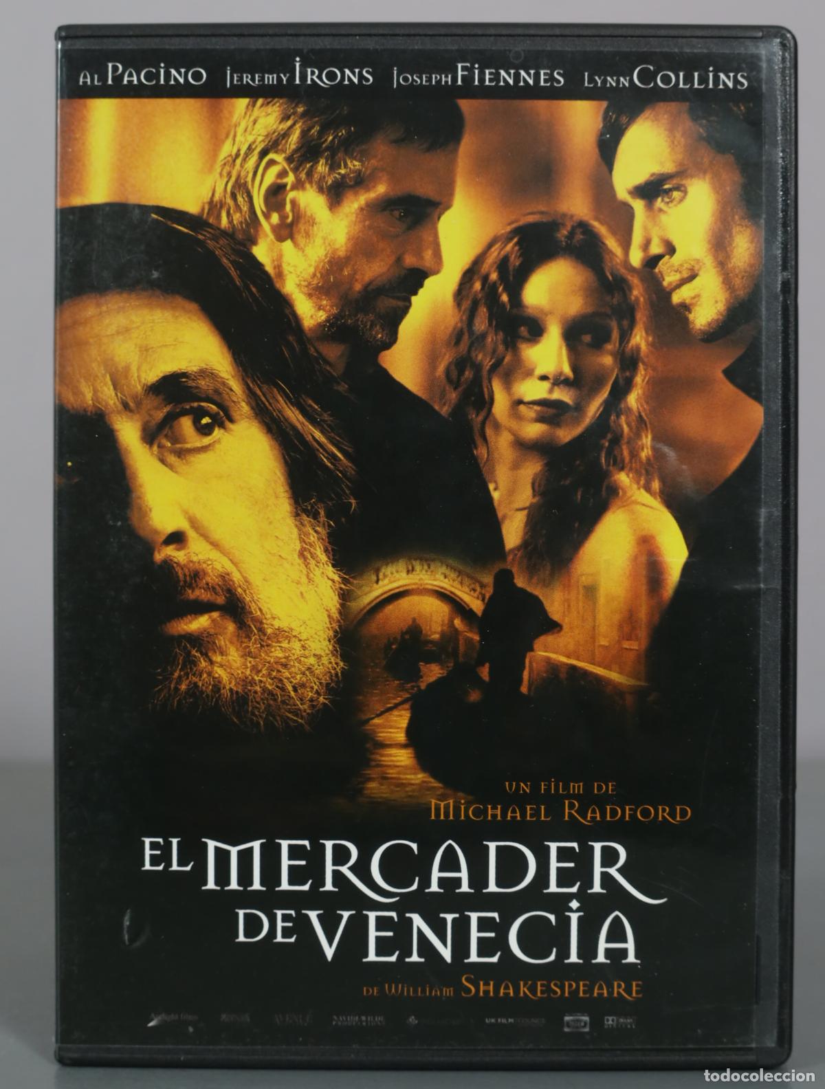 Cine: DVD. El mercader de Venecia - Al Pacino, Jeremy Irons, Joseph Fiennes, Lynn Collins - Michael