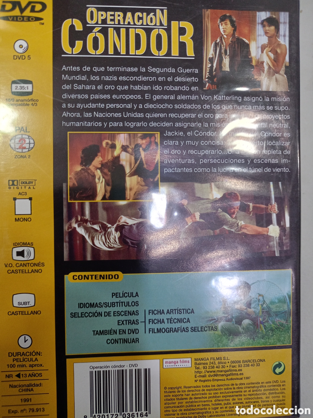 Cine: DVD operaci&oacute;n c&oacute;ndor - - Foto 2