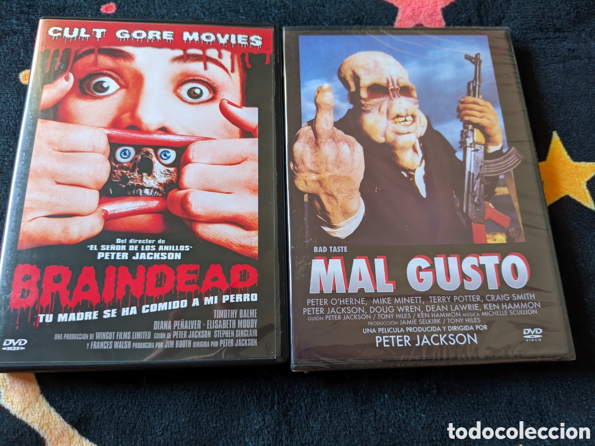 Cine: DVDs Peter Jackson: Braindead y Mal Gusto (Nuevo)