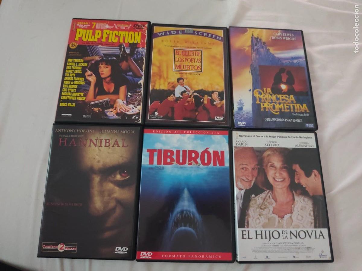 Cine: Lote 7 DVD originales