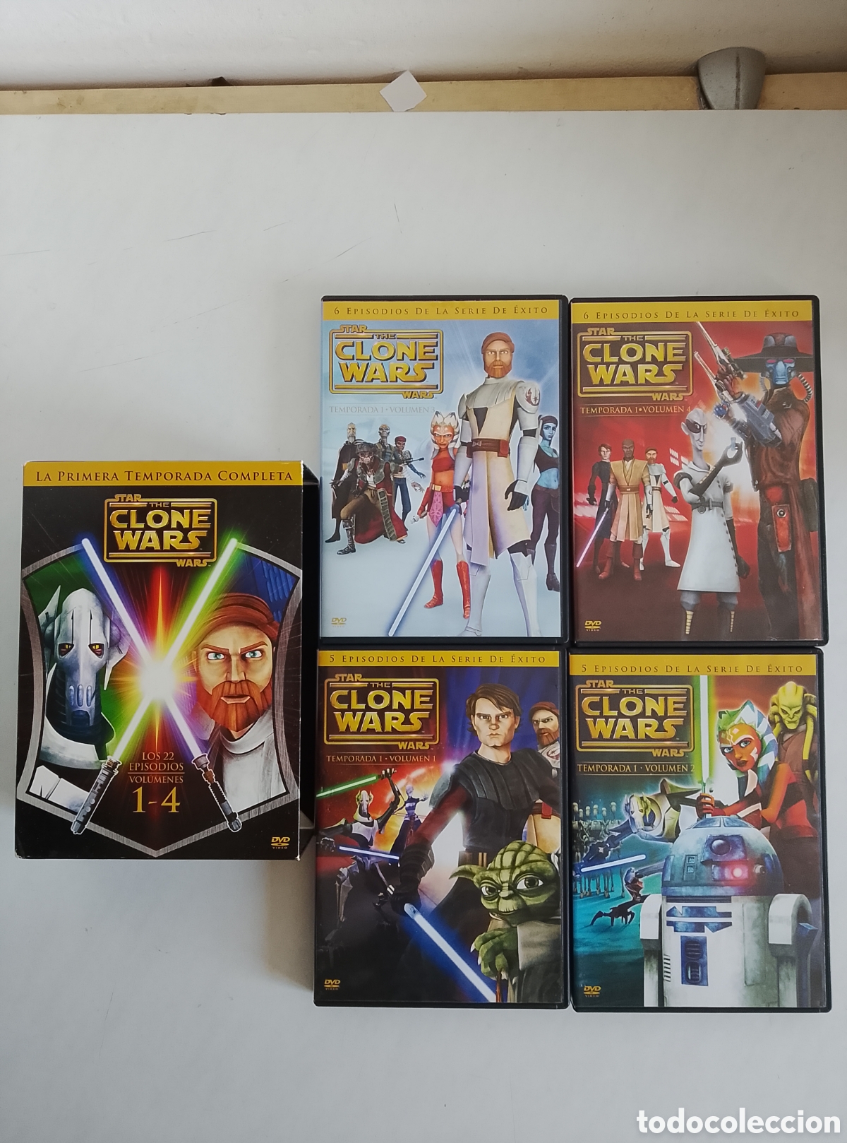 Cine: PELICULA DVD SERIE T.V. STAR WARS THE CLONE WARS (PRIMERA TEMPORADA COMPLETA 22 EPISODIOS)