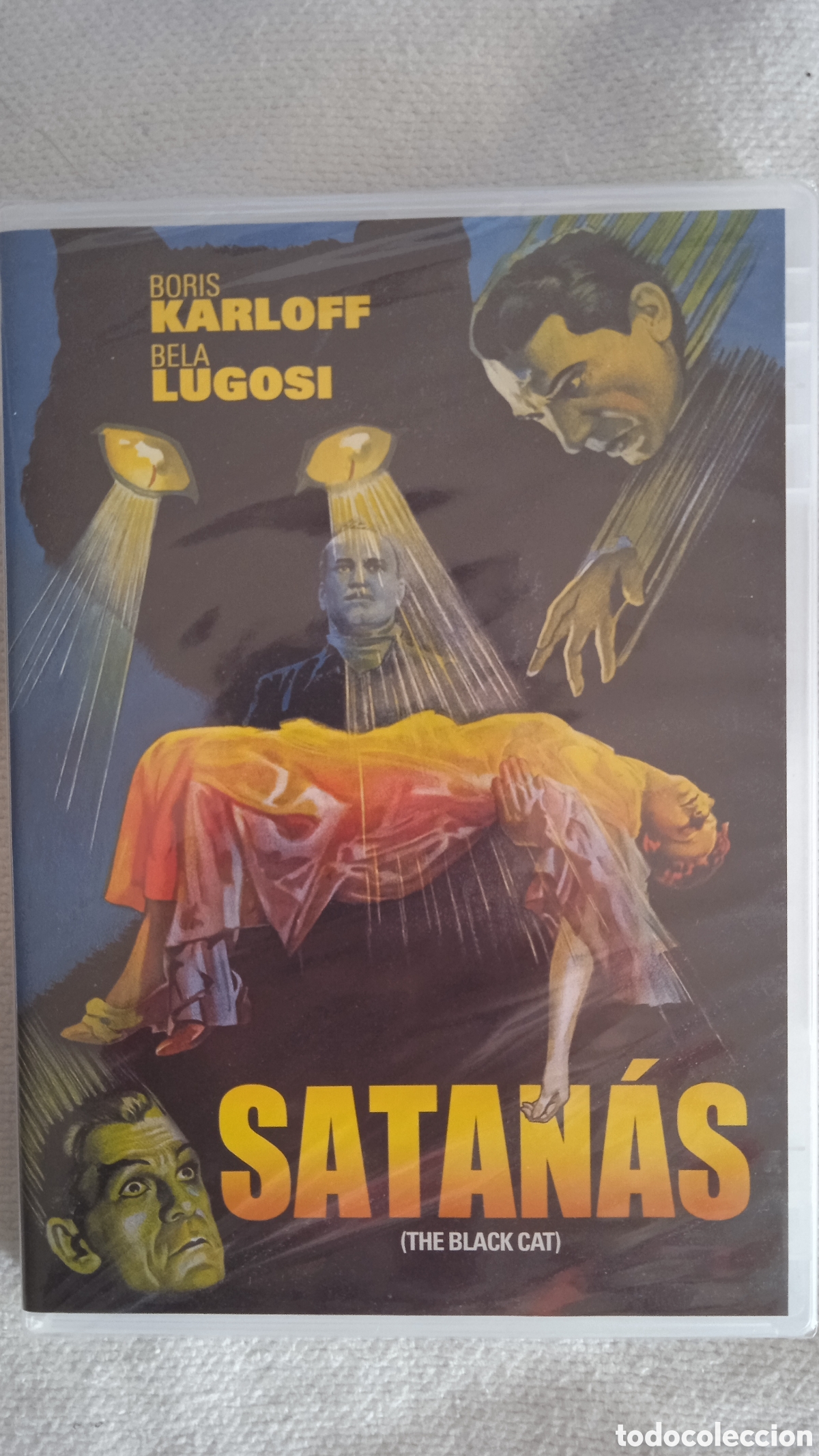 Cine: SATAN&Aacute;S (THE BLACK CAT) &ndash; DVD &ndash; Boris Karloff & Bela Lugosi &ndash; Terror Cl&aacute;sico &ndash; Edgar G. Ulmer &ndash; 1934