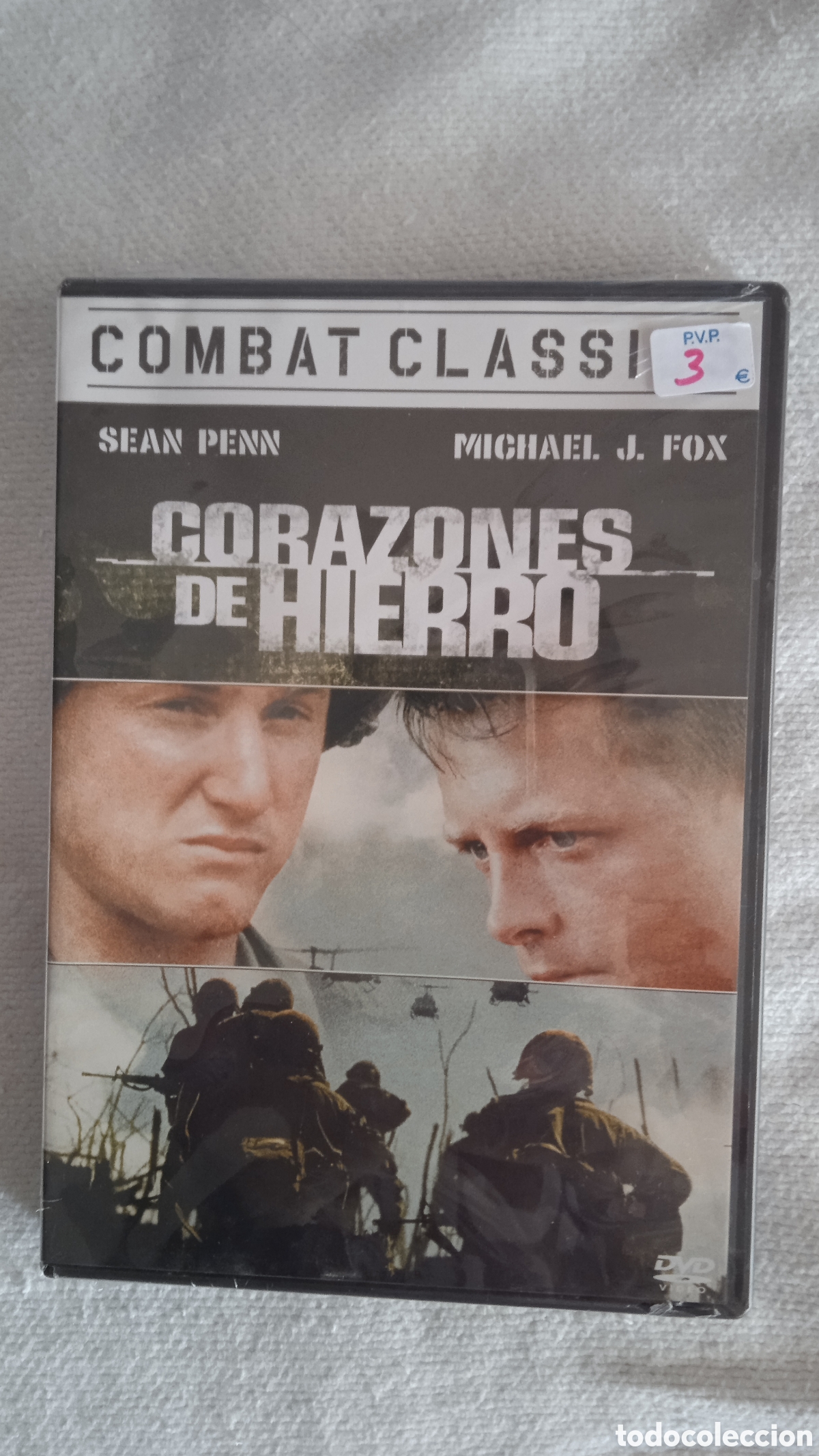 Cine: CORAZONES DE HIERRO &ndash; DVD &ndash; Sean Penn / Michael J. Fox &ndash; Brian De Palma &ndash; Guerra de Vietnam &ndash; Combat