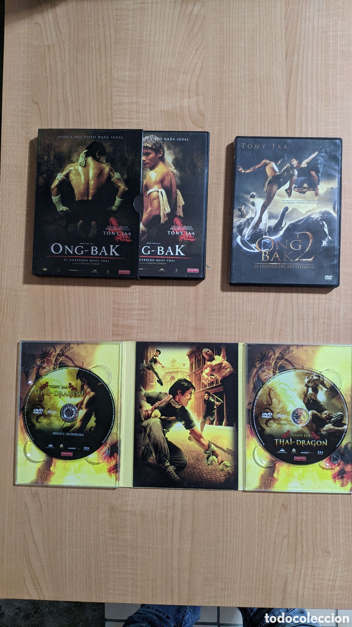 Cine: Tony Jaa &ndash; Ong-Bak + Ong-Bak 2 + Thai-Dragon &ndash; 5 DVD