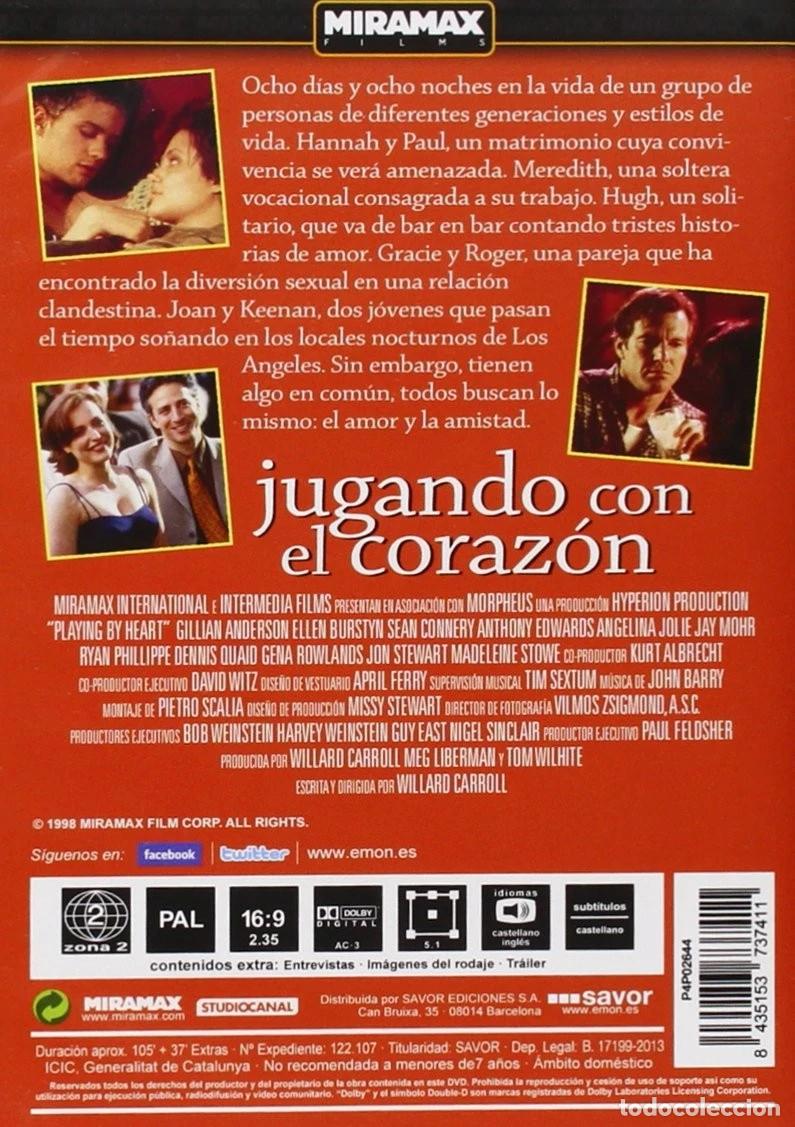 Cine: Jugando Con El Coraz&oacute;n [DVD] - Foto 2