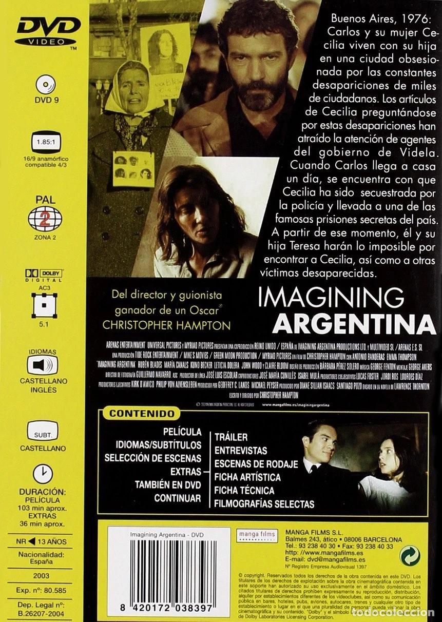 Cine: Imagining Argentina [DVD] (2003) - Foto 2