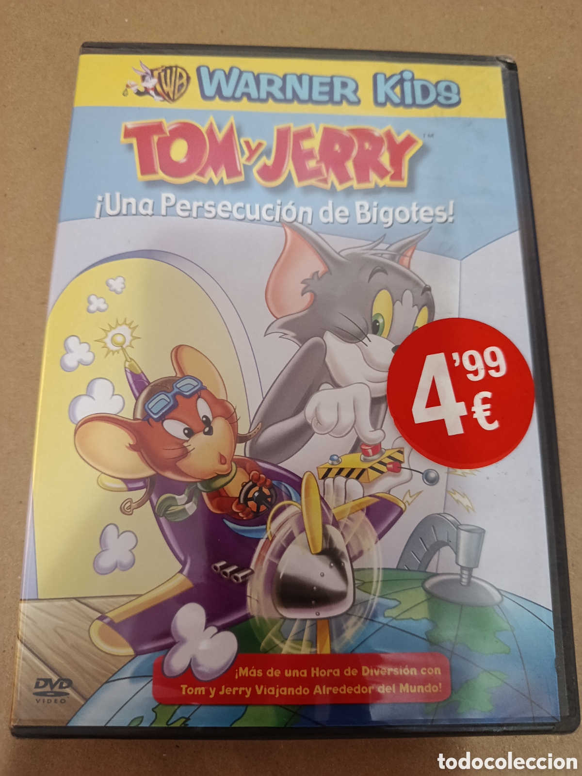 Cine: Dvd. Tom y Jerry. &iexcl;Una persecuci&oacute;n de bigotes! Precintado.