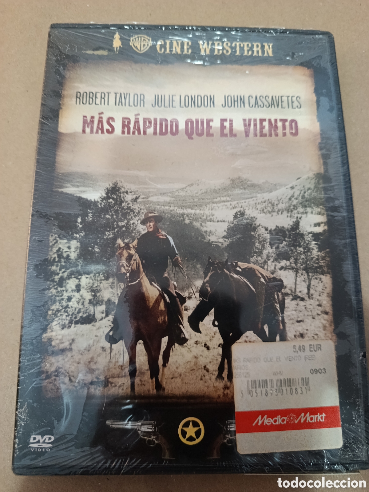 Cine: Dvd. M&aacute;s r&aacute;pido que el viento. Precintado. Descatalogado.