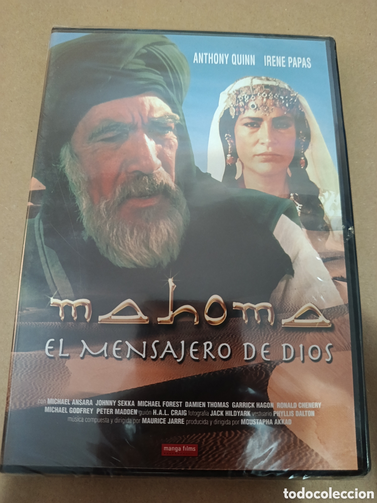 Cinema: Dvd. Mahoma. El mensajero de Dios. Precintado. Con Anthony Quinn. Descatalogado.